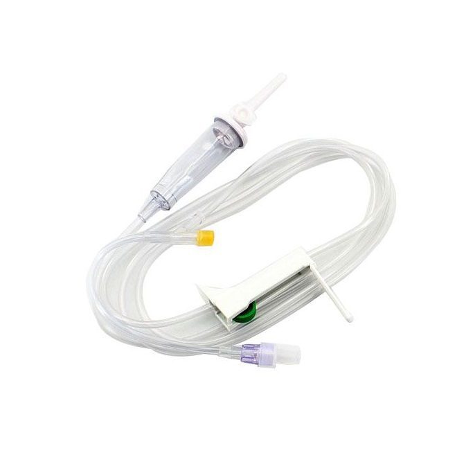 Admin Infusion Set with 1 Y-Site (Without Needle) – 20 Drops
